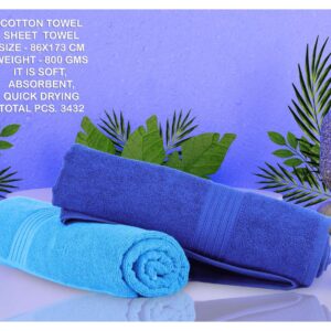 Cotton towel, Sheet towel 800 GMS